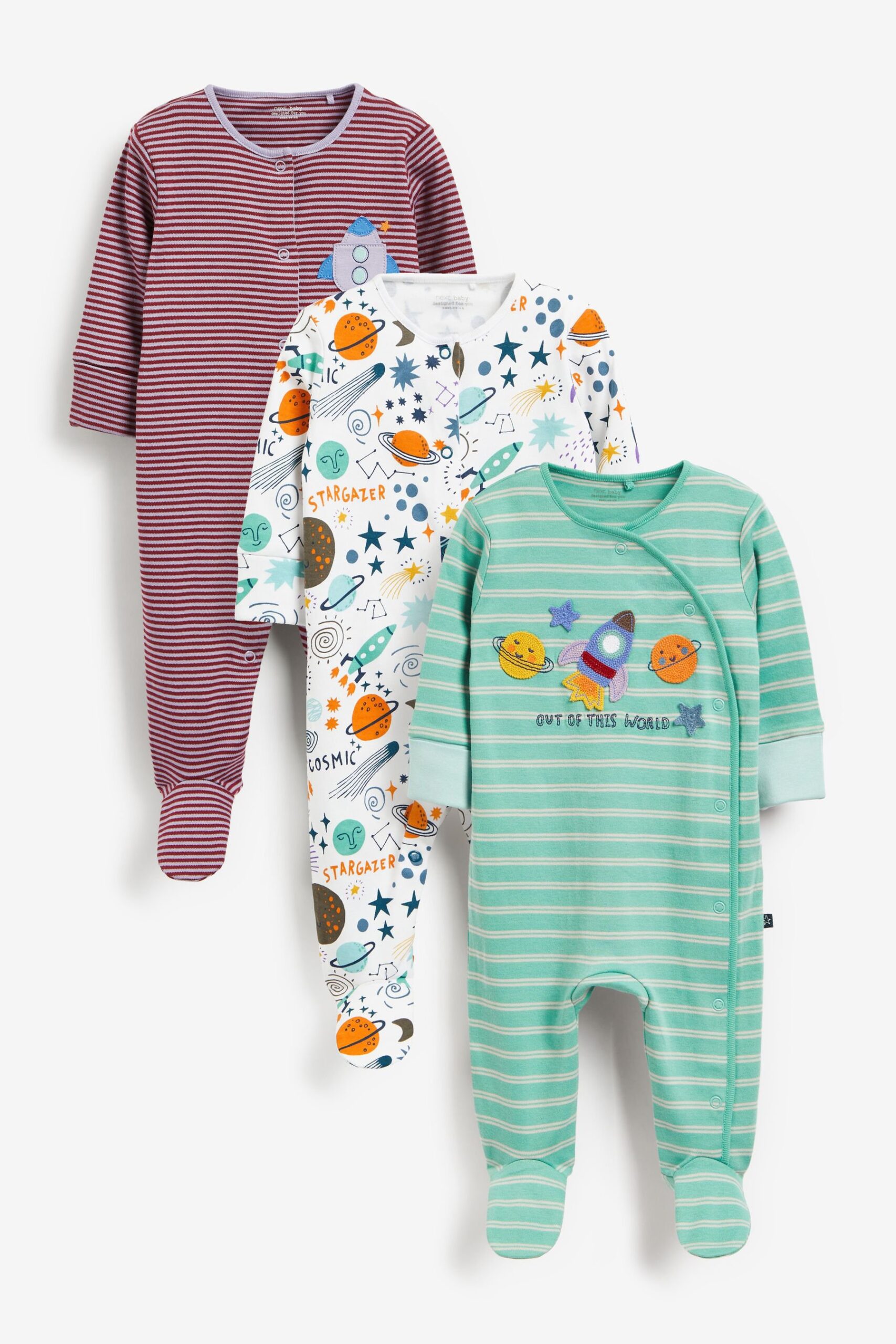 Baby sleepsuit hot sale pack